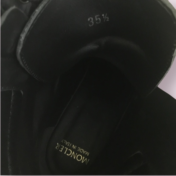 Moncler Viviane Leather Ankle Boots - Picture 13 of 16